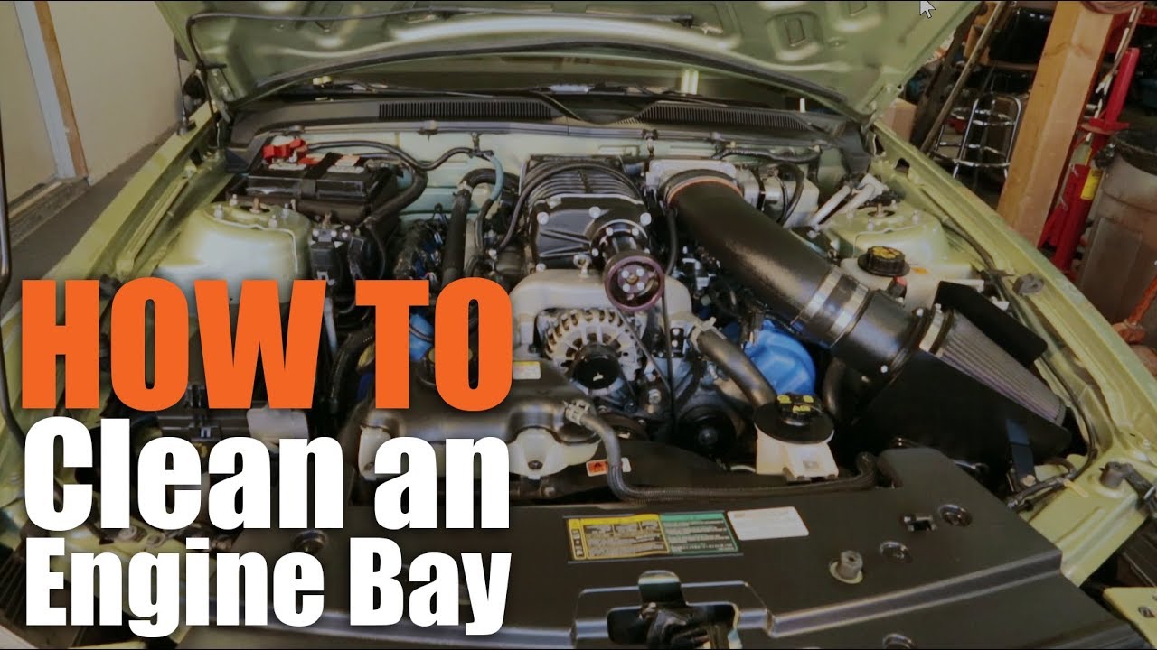 How to Clean Engine Bay