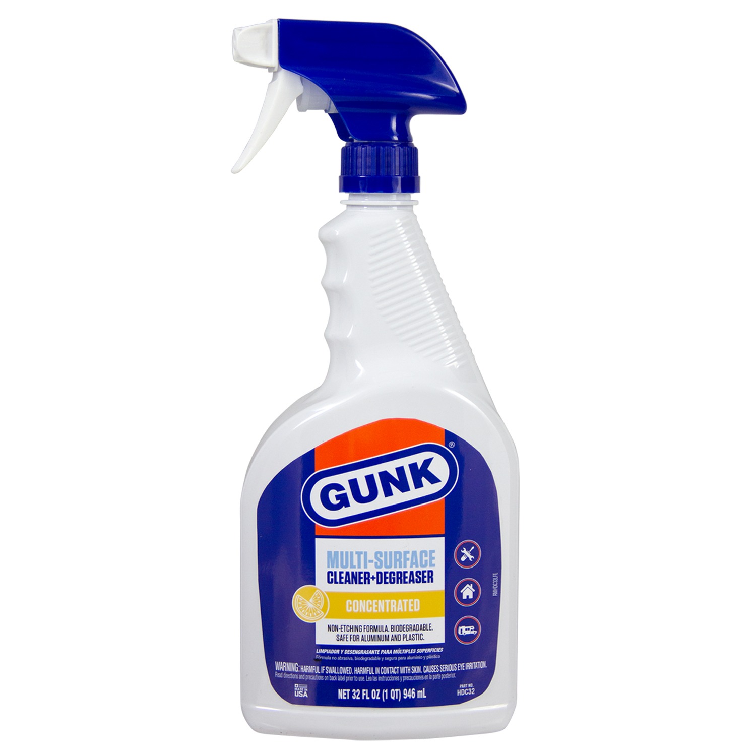 Gunk Parts Cleaner & Degreaser, Instant - 14 oz