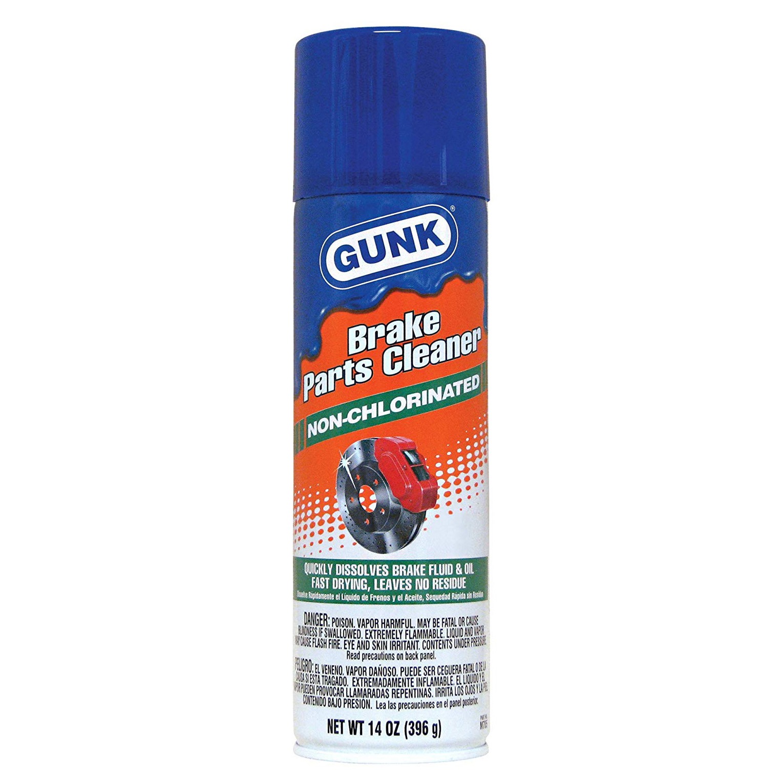 Gunk M705 Non-Chlorinated Brake Cleaner - 14 oz.